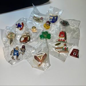 Set of 14 Tehama Pins